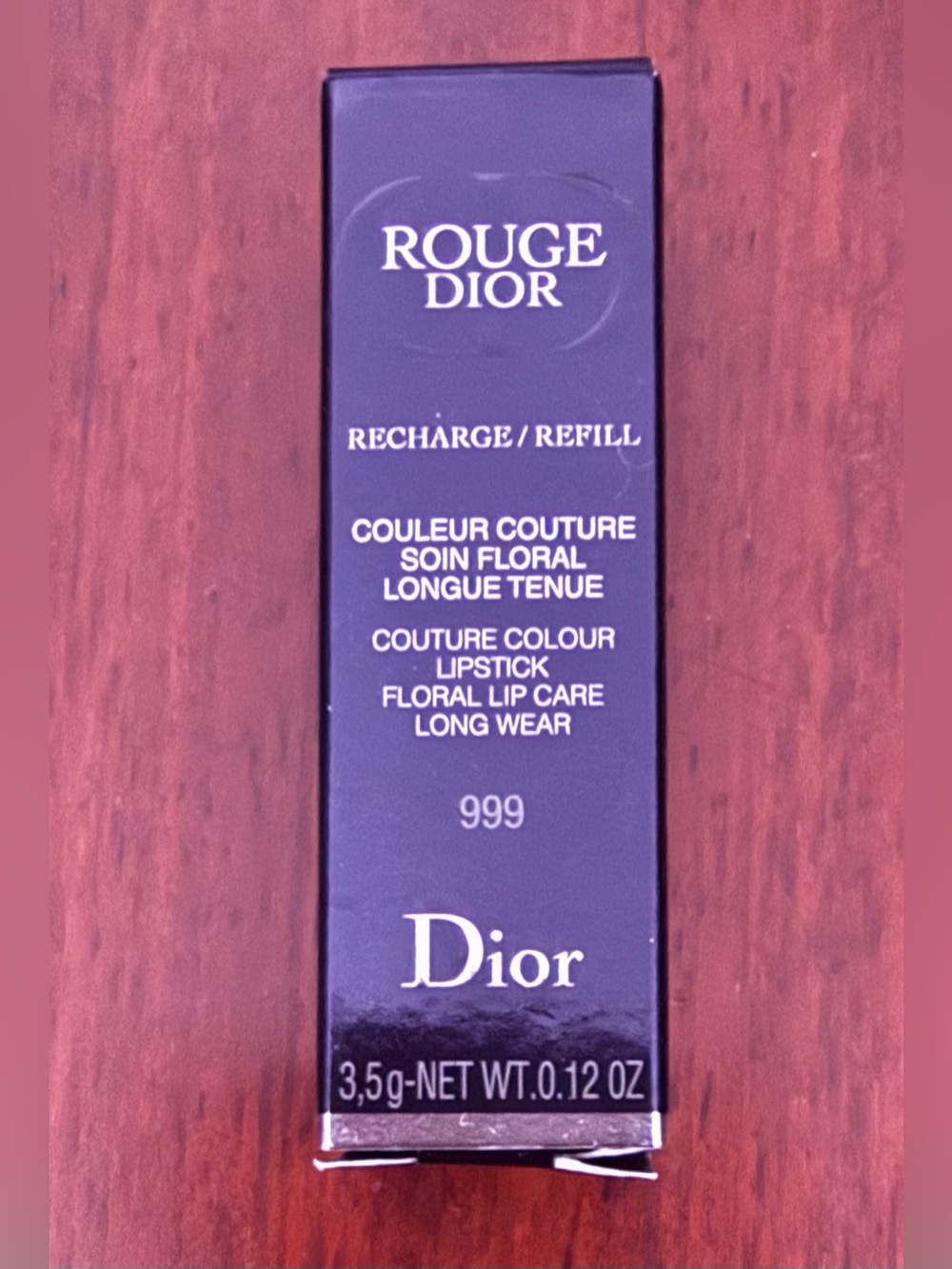 Dior Rouge Couture Colour Refill 999 Velvet